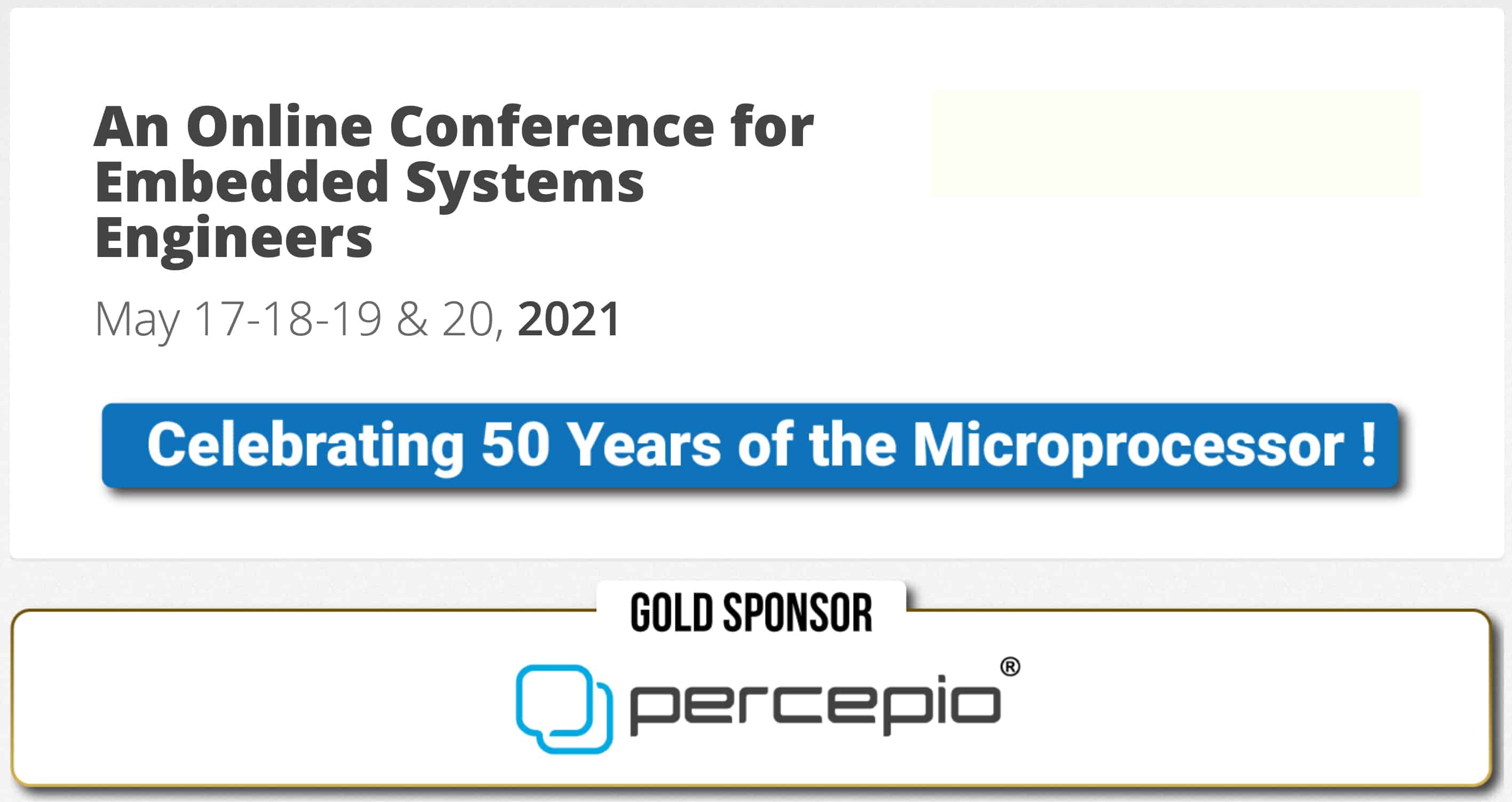 Embedded Online Conference Banner