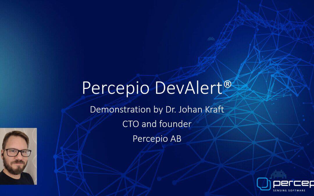 Percepio DevAlert 2.0 Demonstration
